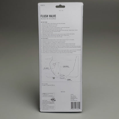 ACE Plumbing 3 PACK! Toilet Tank Flush Valve White Plastic 4299723 (New)
