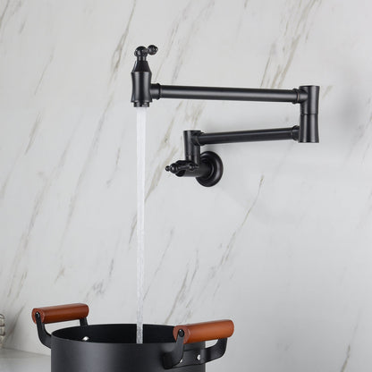 Wall Mount Folding Kitchen Pot Filler Faucet