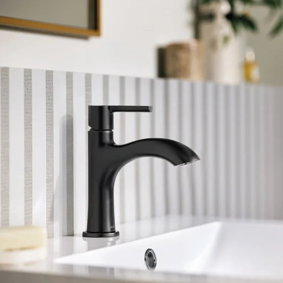 Moen Idris One Handle Bathroom Faucet Black