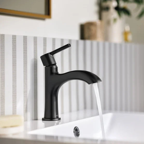 Moen Idris One Handle Bathroom Faucet Black