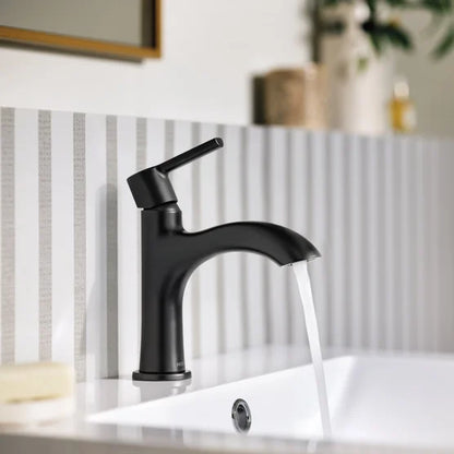 Moen Idris One Handle Bathroom Faucet Black