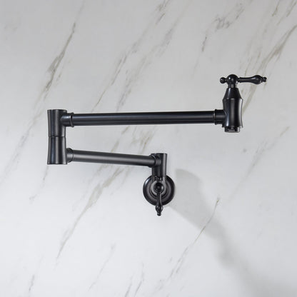 Wall Mount Folding Kitchen Pot Filler Faucet